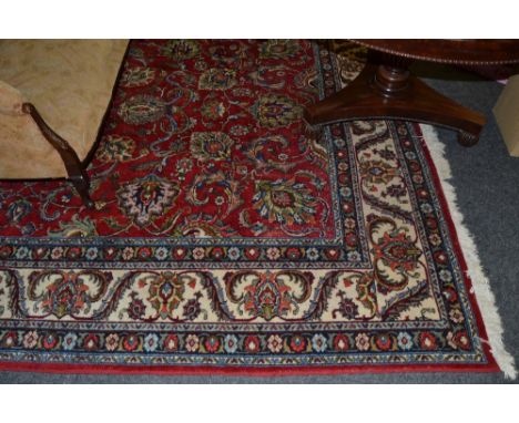 A Persian Tabriz carpet, 351cm x 255cm