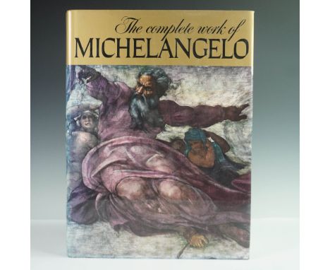 Comprehensive monograph titled The Complete Work of Michelangelo, published by Artabras and printed in Japan by Dai Nippon Pr