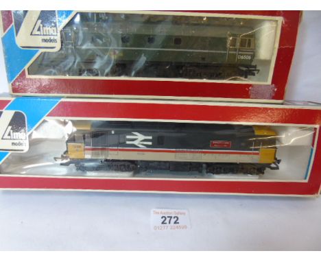 2 Boxed Lima loco engine D6506 and Intercity loco