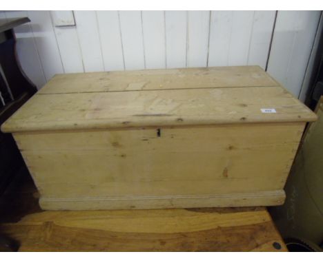 Large antique pine trunk