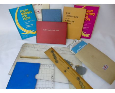 Map reading books, rules, cased set map navigational tools