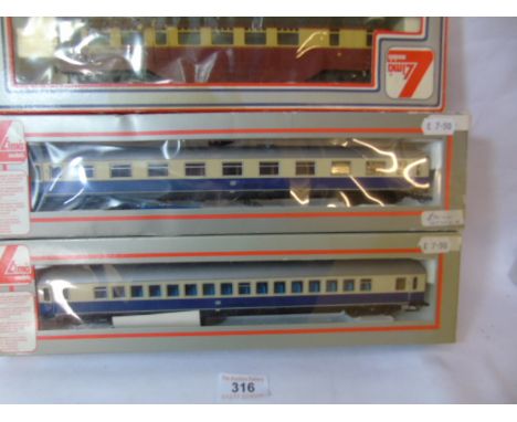 6 Assorted Lima carriages