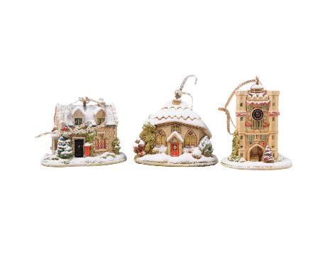 Collection of thirty Lilliput Lane models including Mince Meat, Chrismas Post, and Time For Christmas, boxed.Condition report