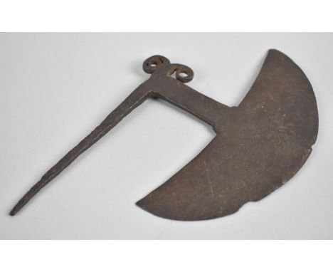 A Wrought Iron Persian/North Indian Axe Head 