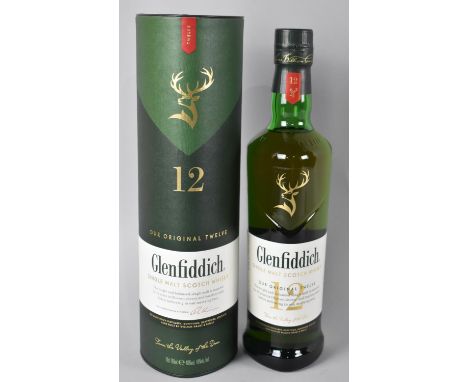 A Single Bottle of Glenfiddich Single Malt Scotch Whisky, 12 Years Old 