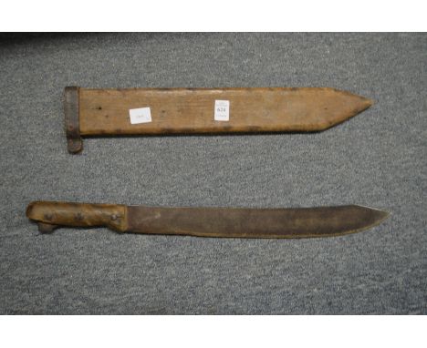 A Collins &amp; Co Legitimus bayonet and scabbard.