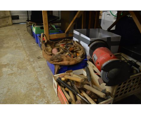 Large quantity of tools and accessories.