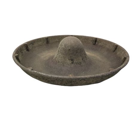 Cast iron sombrero type pig trough / planter D90cm