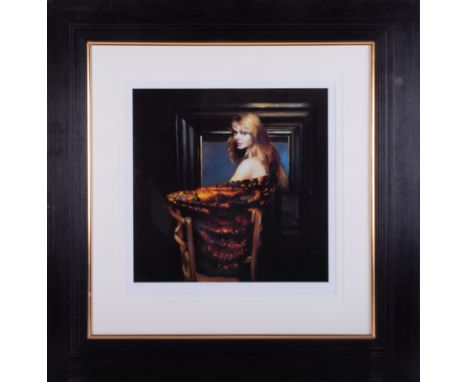 Robert Lenkiewicz (1941-2002) signed edition print 'Fiorella in Embroidered Shawl' number 247/450.