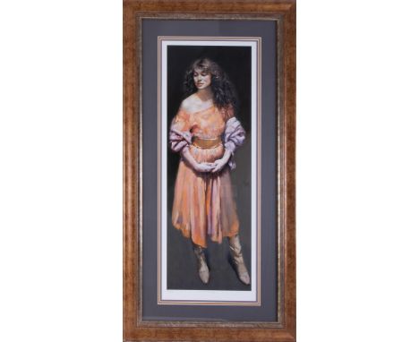 Robert Lenkiewicz (1941-2002) signed edition print 'Karen Standing' number 346/500.
