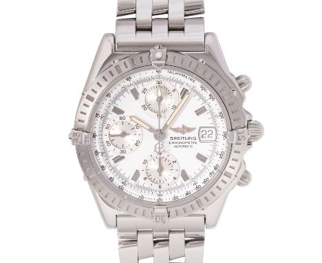 BREITLING Chronomat Ref. A13352 Herrenuhr. Edelstahl mit unidirektionaler Lünette. Automatk-Werk Kal. 13 mit sehr guten Gangw