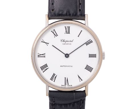 CHOPARD Classic Herrenuhr Ref. 1049. Weißgold 18K. Automatik-Werk mit Mikrorotor Kal. 2-66 mit guten Gangwerten (+20 Sek., 27