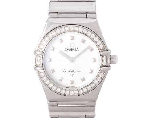 OMEGA Constellation "My Choice" Ref. 14757100 Damenuhr von 2001. Erstkauf bei Bernhard Kamphues GmbH in Karlsruhe. Edelstahl 