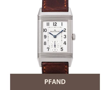 PFANDAUKTION - Jaeger-LeCoultre Reverso Classic, Stahl, Handaufzug, Gebrauchsspuren, B+P 12/2021 Pfandnummer 019945,  Lagernu