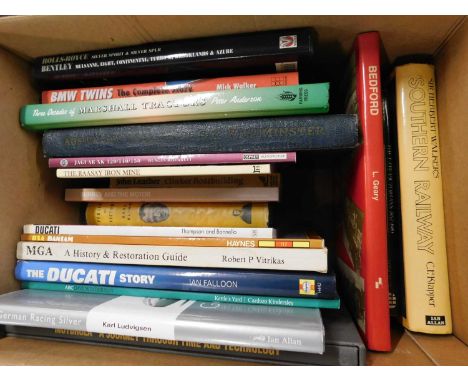 One box of books automobile and other interest