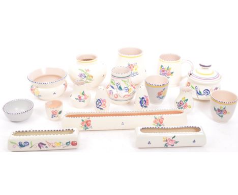 Poole Pottery - Traditional Ware - An assortment of vintage 20th century circa 1950s &amp; later Poole pottery ceramic items 