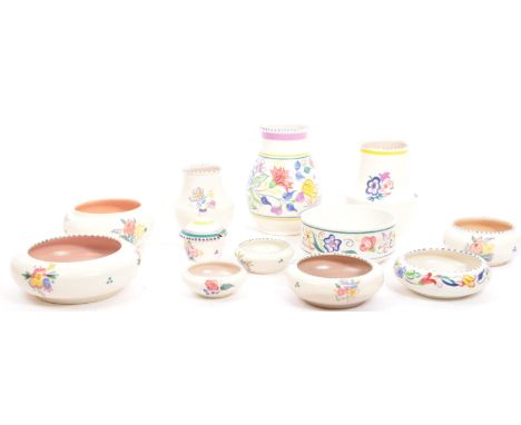 Poole Pottery - Traditional Ware - An assortment of early 20th century &amp; later circa 1930s onwards Poole pottery ceramic 