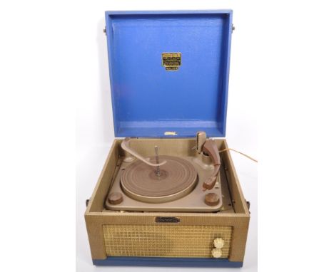 Vintage retro 1960's, ' Dansette Major' vinyl / record player by J&amp;A Margolin Ltd of London. Dimensions 38cm (width) x 41