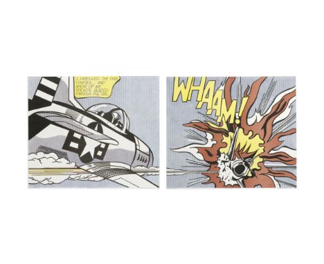 Roy Lichtenstein (1923-1997)WHAAM!, 1967 signed in pencil recto and numbered 21 verso on the right paneloffset lithograph in 