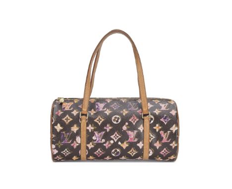 Louis Vuitton x Richard PrinceA Monogram Watercolour Aquarelle Papillon 30 Bag, Spring/Summer 2008Monogram canvas with waterc