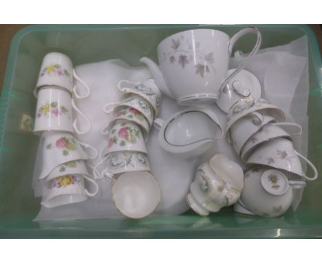Assorted teawares, Noritake, Royal Standard and others **PLEASE NOTE THIS LOT IS NOT ELIGIBLE FOR POSTING AND PACKING** 