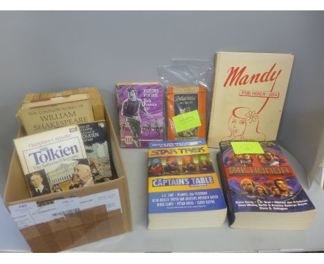 Sci-fi and war books including a first edition Penguin Books Quatermass and The Pit by Nigel Kneale 