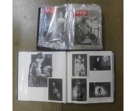Two albums of theatre programmes and ticket stubs 