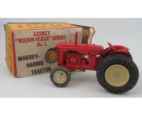 A boxed Lesney Major-Scale Series No.1 Massey-Harris Tractor