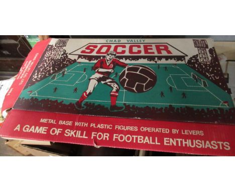 A Chad Valley boxed scorer game together with a box of model railway tenders&nbsp;