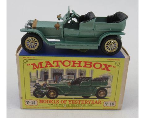 A boxed Matchbox Models of Yesteryear Rolls-Royce Silver Ghost, Y-15