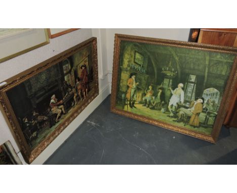 After Frank Moss Bennett, two colour prints.