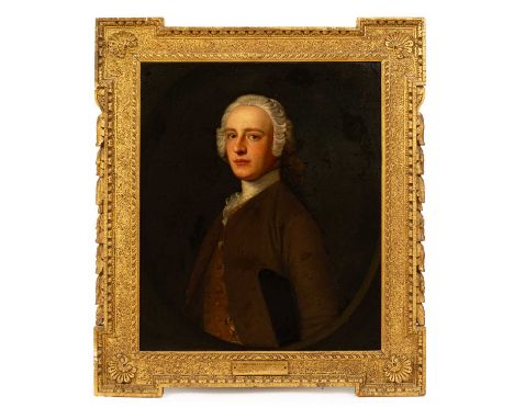 Allan Ramsay (1713-1784)Portrait of Edward Medley Esq. of Conyborough (1719-1751)half-length, in a brown coata feigned ovalsi