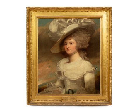 George Romney (1734-1802)Portrait of Julia Annabelle, Lady Shuckburgh (1756-1797), wife of Sir George Shuckburghhalf-length, 