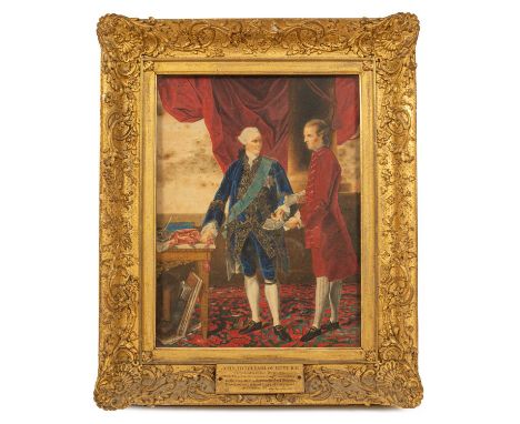 George Perfect Harding (1780-1853), after Sir Joshua Reynolds, P.R.A.Double Portrait of John Stuart, 3rd Earl of Bute, K.G. (
