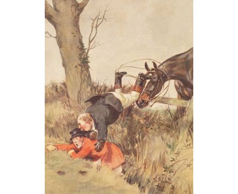 Armour (GD) Humour in the Hunting Field, London: Country Life, 1928, large folio, 1st edition, quarter leatherette and linen 