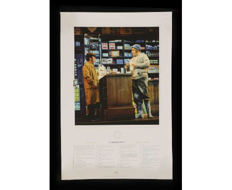 A Ronnie Barker &amp; Ronnie Corbett lithograph, titled Fork Handles, unsigned, marked sample, for the Original Memorabilia C