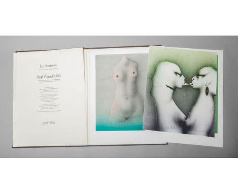 Wunderlich, Paul (1927 - 2010), Mappe mit 2 Lithografien "Les Femmes" (1977), bestehendaus: 1x "Torso", 1x "Mit dem Gesicht z