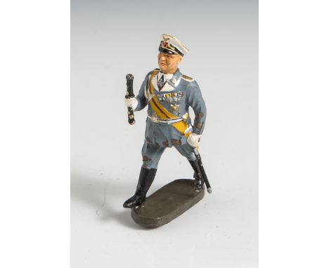 Persönlichkeitsfigur Hermann Göring, "Elastolin", polychrom bemalte Masse, Porzellankopf,in Generalfeldmarschall-Uniform m. b