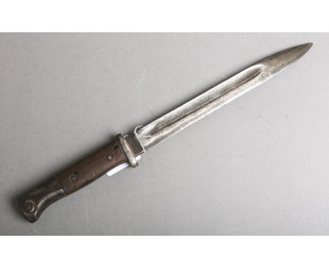 Mauser Bajonett (ohne Scheide), Herst. J.A. Henckels, No. 1920, auf Klingenrücken W m.Krone u. 17.