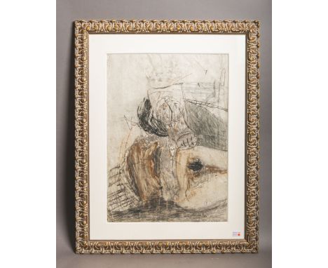 De Kooning, Willem (1904 - 1997), "Titel unbekannt" (1957), Kohlestift/Papier, u. re.sign. u. dat. "57", Blattgr. ca. 61 x 44