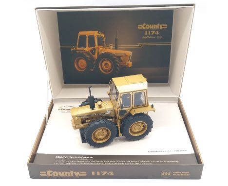 UH Universal Hobbies a boxed 1:32 scale (County 90th Anniversary 1929-2019) special limited edition County 1174 Tractor - GOL