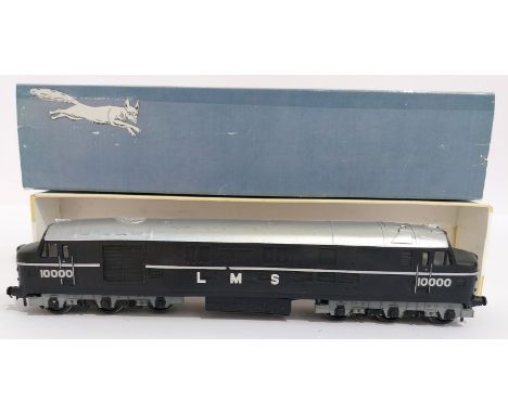 OO Gauge Silver Fox Models. A boxed LMS 10000 Pioneer Diesel (coupling missing). Bachmann Chassis. Unchecked for completeness