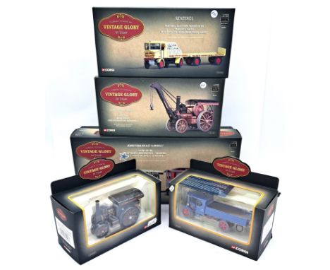 Corgi (Vintage Glory Of Steam) a boxed group to include 80110 Fowler B6 Showmans Locomotive "Onward" Le Mont Blanc &amp; Cara