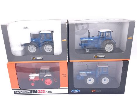 Universal Hobbies boxed 1:32 scale Tractor group to include UH4032 County 1474, UH4270 David Brown 1490 2WD along with others