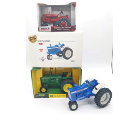 Britains/Ertl &amp; Scale Models (USA) a boxed 1:16 scale Tractor group to include Britains/Ertl 15729 John Deer Model 4020 W