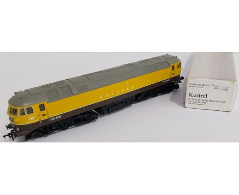 OO Gauge Silver Fox Models. A boxed Diesel Loco comprising Co-Co Hawker Siddeley/Brush yellow and brown livery Experimental (