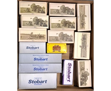 Atlas Editions, a boxed mixed series group comprising of Tractor Series, Commercial Stobart Series and others to include Davi