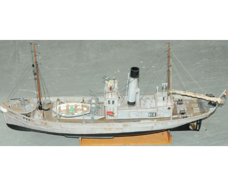 Precedeht Armed Drifter Coldsnap Boat with motorized engine. Condition is Generally Good (unchecked for completeness). (1) (O