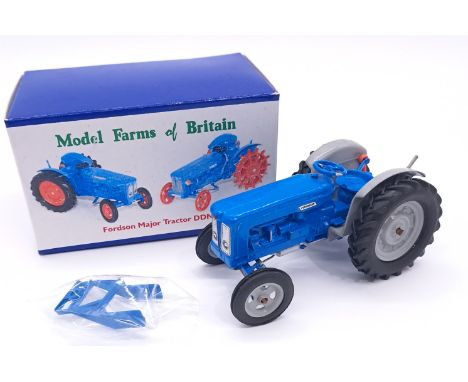 Britains, a boxed (re-worked) Code 3 model Tractor comprising of a Fordson Major Tractor DDN which appears to have been re-wo