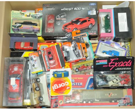 Solido, Bburago, Matchbox &amp; Similar a boxed group to include Collezione Ferrari 512TR, Joal Volvo Coach and others (see p